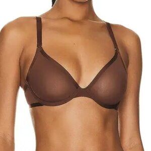🎉LAST CALL🎉 CUUP The Plunge Mesh Underwire Bra Brown Chocolate 32G